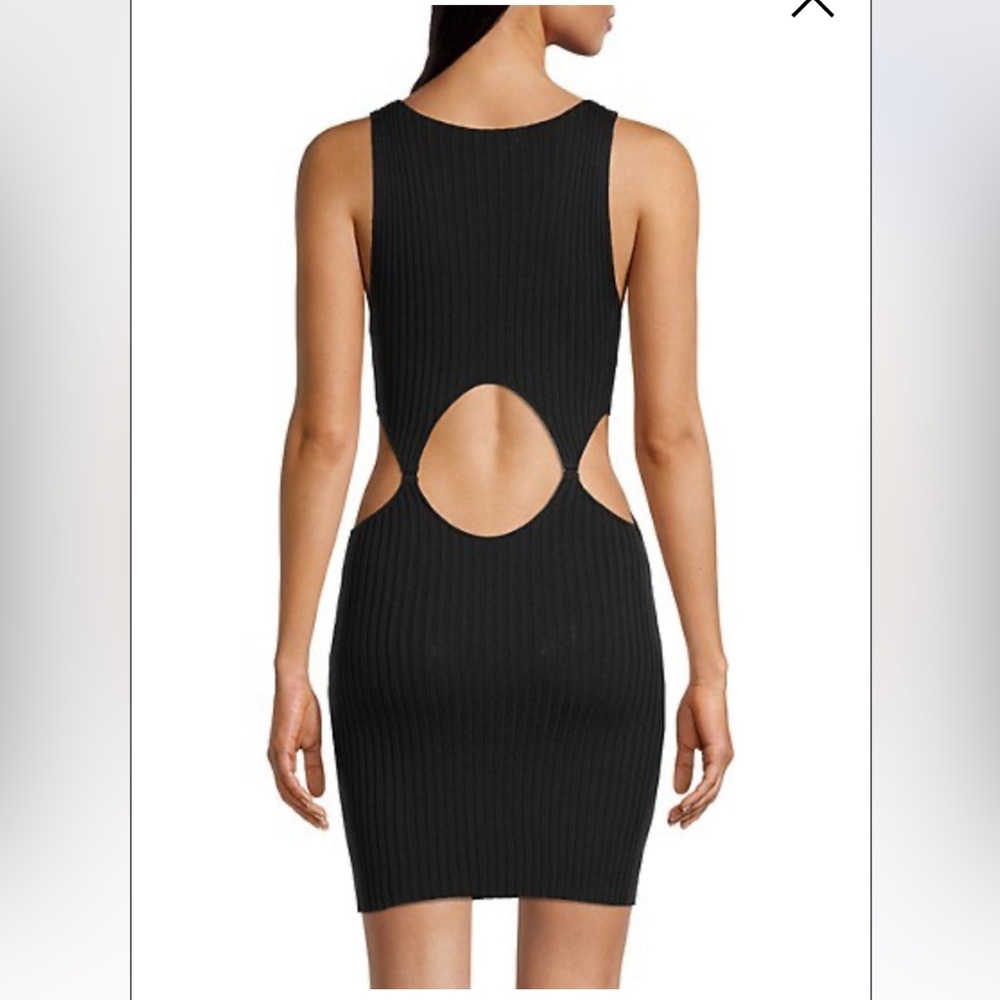 Bec & Bridge Alexis Rib-Knit Cut-Out Body-Con Minidress size Medium - Picture 4 of 4